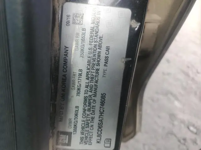 2017 CHEVROLET SPARK 1LT  