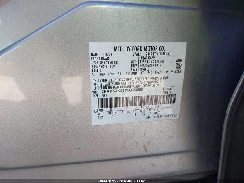2023 FORD EDGE TITANIUM