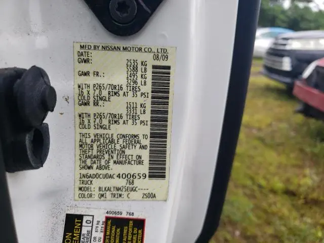 2010 NISSAN FRONTIER KING CAB SE  