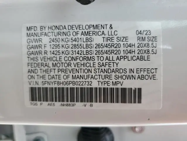 2023 HONDA PASSPORT ELITE  