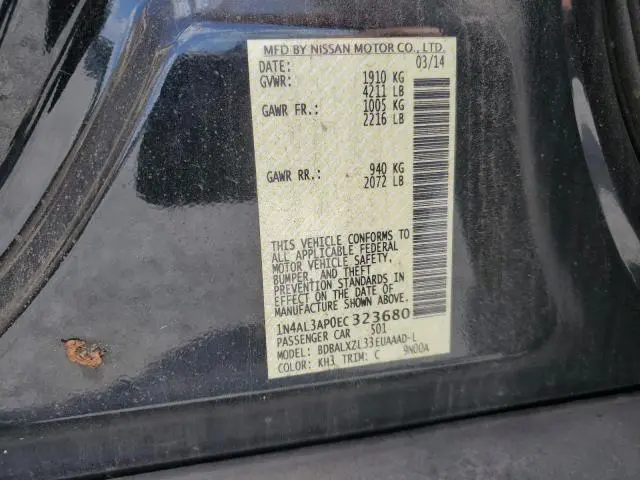 2014 NISSAN ALTIMA 2.5  