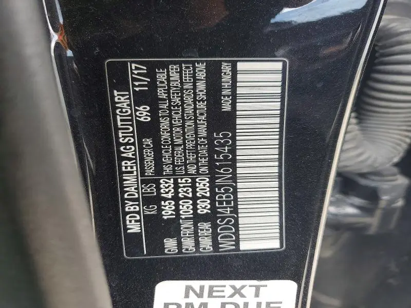 2018 MERCEDES-BENZ CLA 250  