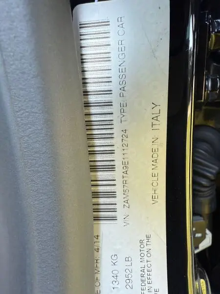 2014 MASERATI GHIBLI S  