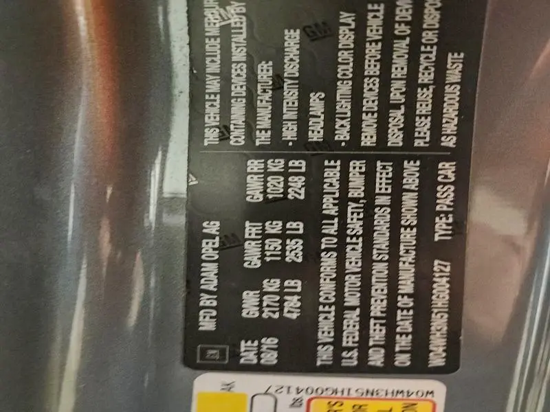 2017 BUICK CASCADA PREMIUM  