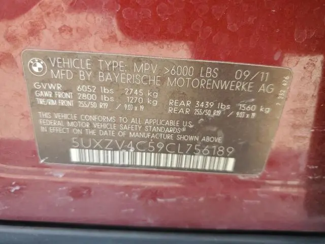 2012 BMW X5 XDRIVE35I  