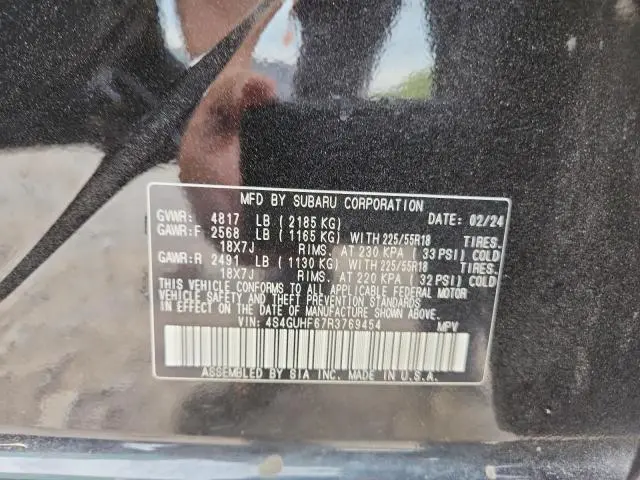 2024 SUBARU CROSSTREK SPORT  