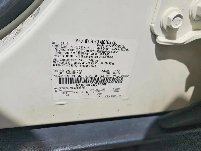2019 FORD ECOSPORT TITANIUM  