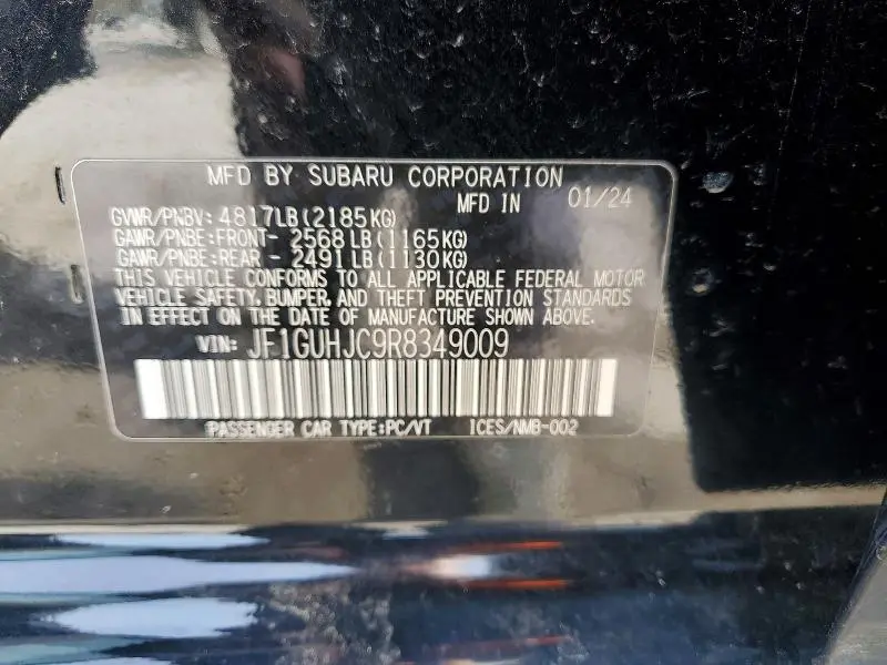 2024 SUBARU IMPREZA RS  