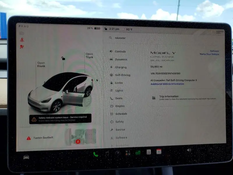 2022 TESLA MODEL Y   