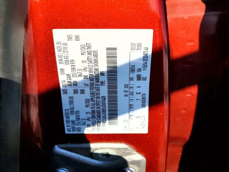 2014 FORD ESCAPE TITANIUM  