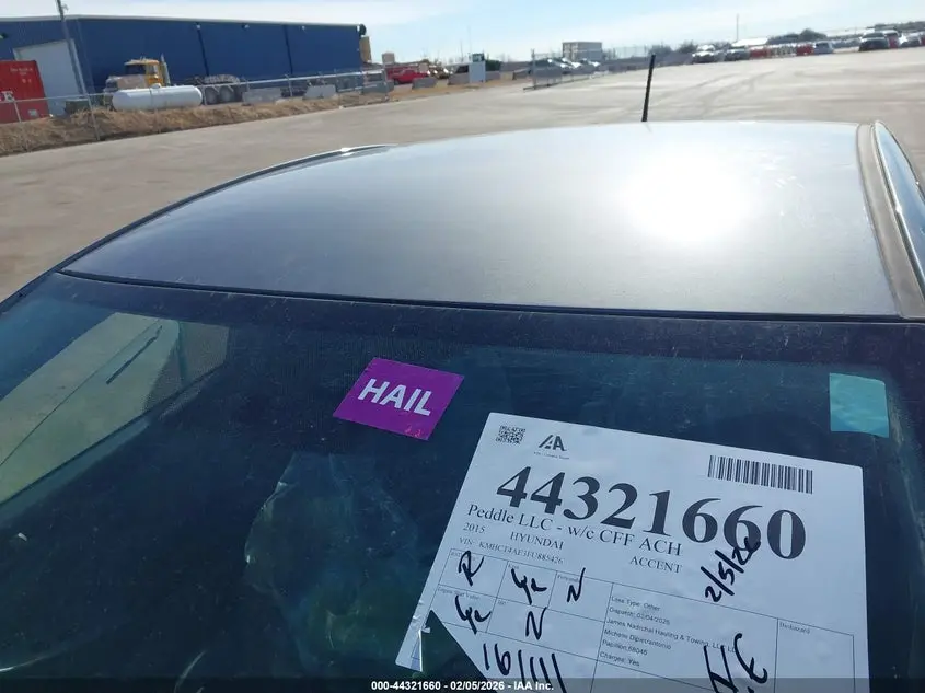 2015 HYUNDAI ACCENT GLS