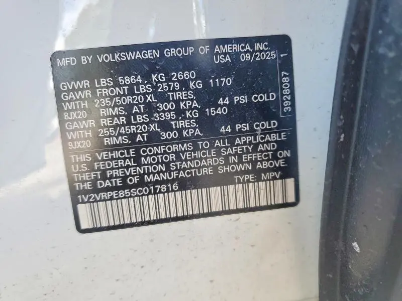 2025 VOLKSWAGEN ID.4 PRO S  