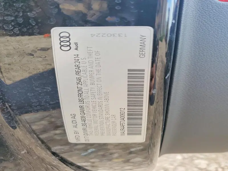 2018 AUDI S5   
