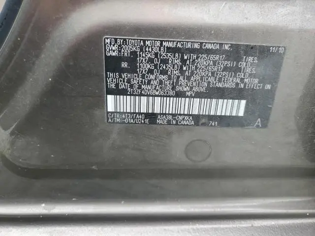 2011 TOYOTA RAV4 