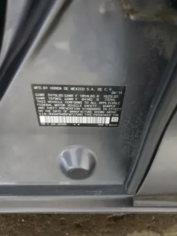 2015 HONDA FIT EX  