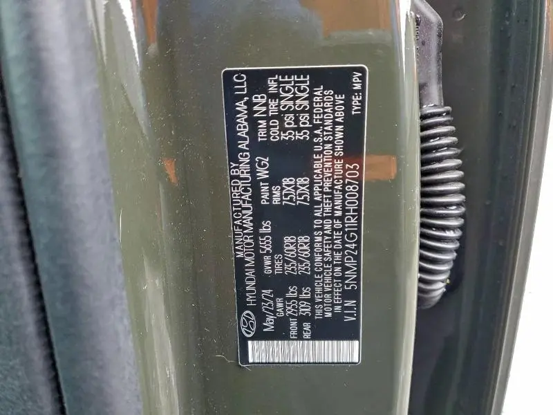 2024 HYUNDAI SANTA FE SEL  