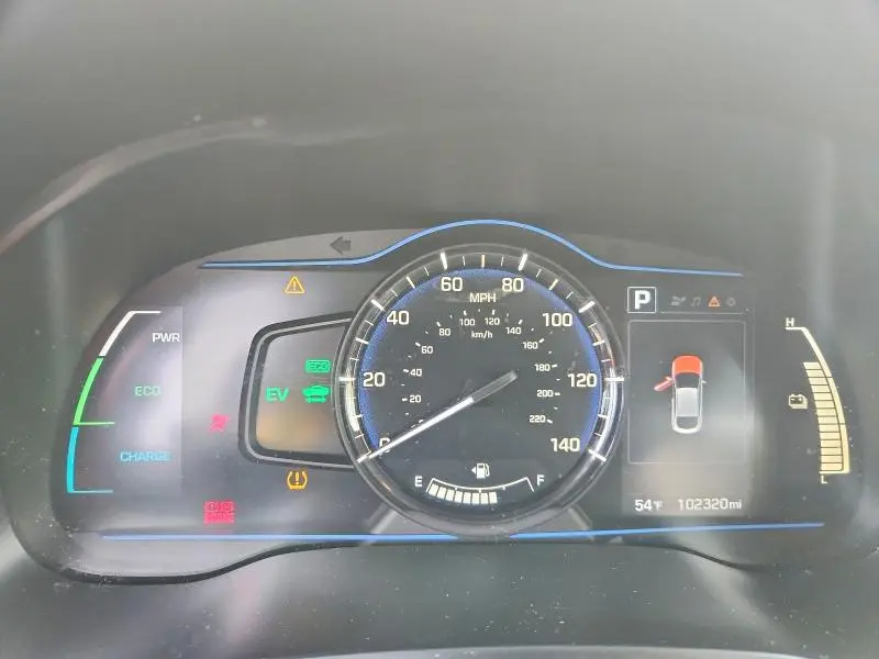 2017 HYUNDAI IONIQ BLUE  