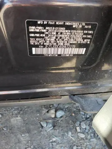 2016 SUBARU FORESTER 2.0XT PREMIUM  