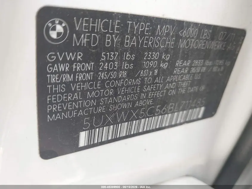 2011 BMW X3 XDRIVE28I