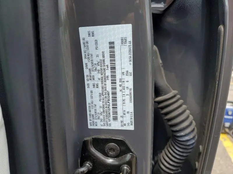 2020 FORD F150 SUPERCREW  