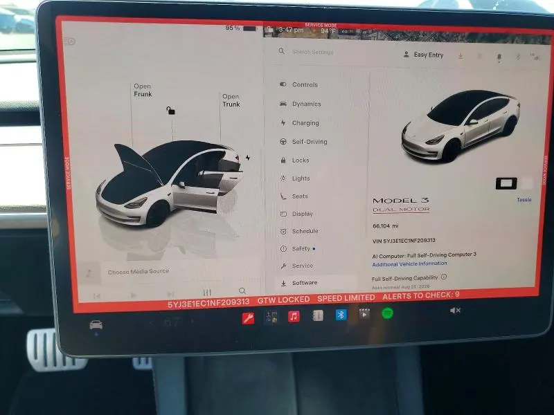 2022 TESLA MODEL 3   