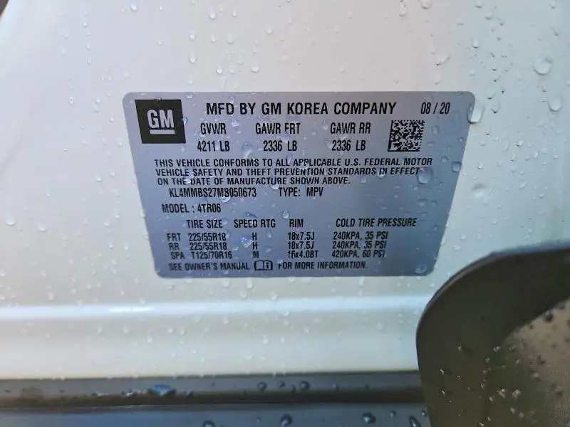 2021 BUICK ENCORE GX PREFERRED  