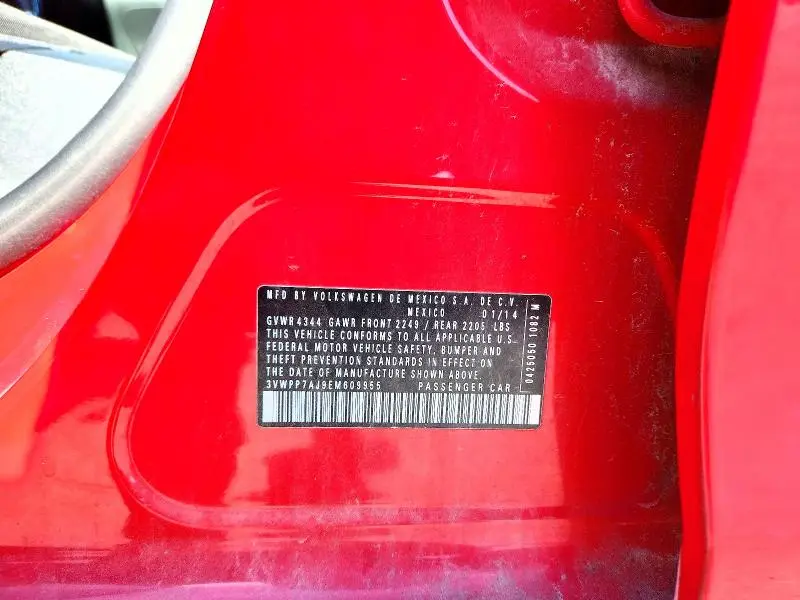 2014 VOLKSWAGEN JETTA S  