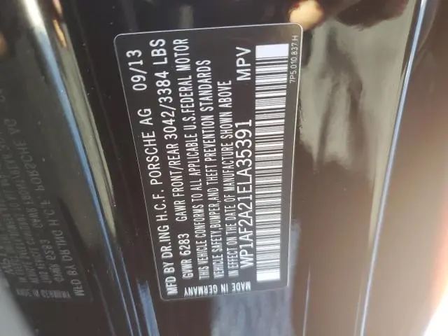 2014 PORSCHE CAYENNE   