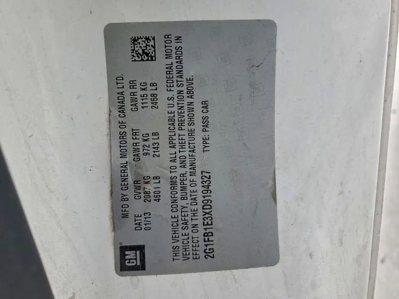 2013 CHEVROLET CAMARO LT  