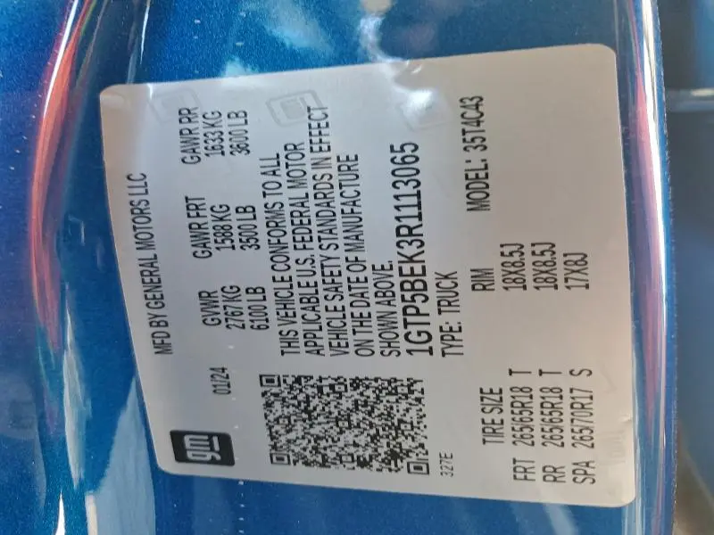 2024 GMC CANYON ELEVATION  