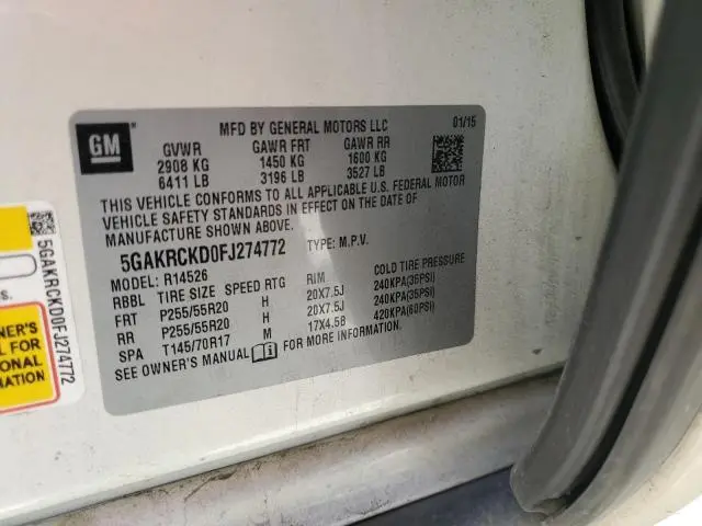 2015 BUICK ENCLAVE 
