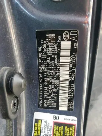 2014 TOYOTA COROLLA L  