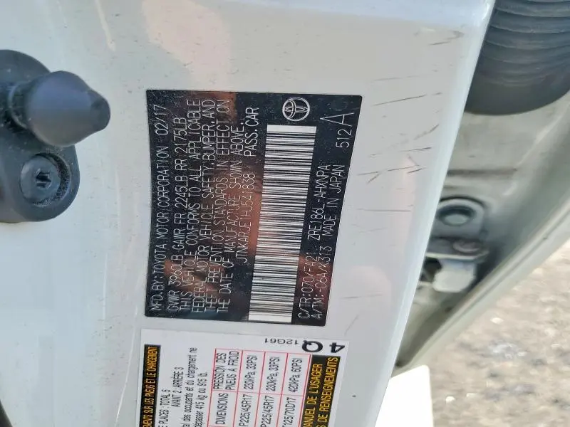 2017 TOYOTA COROLLA IM BASE  