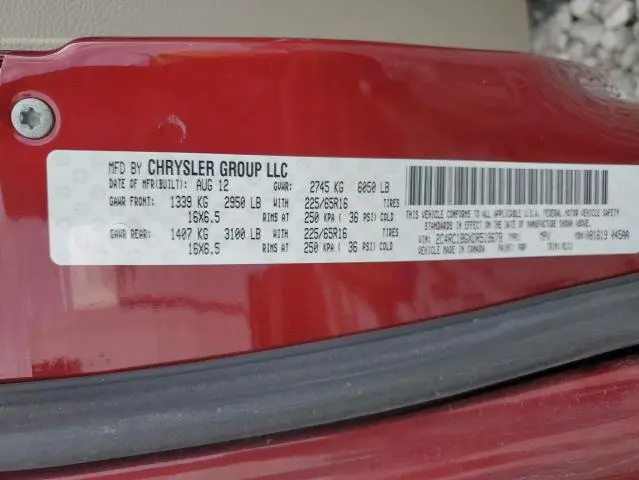 2013 CHRYSLER TOWN & COUNTRY TOURING  