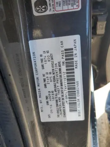2017 MAZDA 3 TOURING  