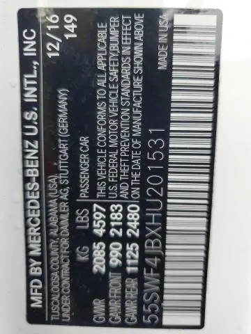 2017 MERCEDES-BENZ C 300  