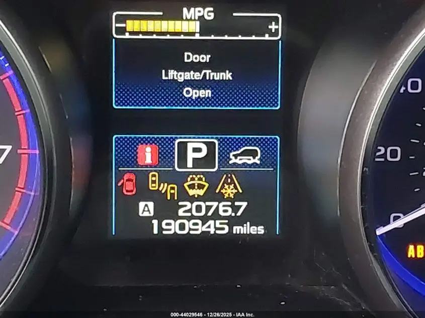 2015 SUBARU OUTBACK 2.5I LIMITED