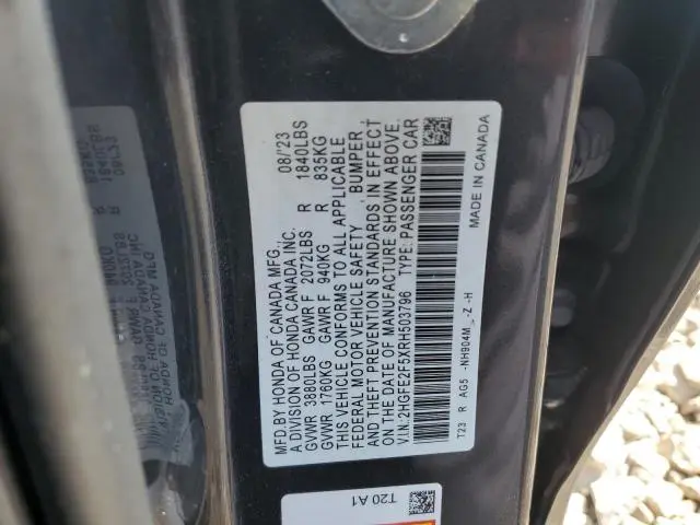 2024 HONDA CIVIC SPORT  