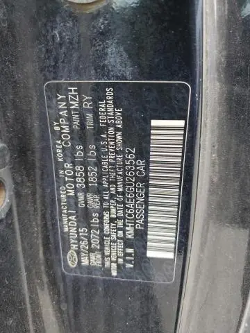 2016 HYUNDAI VELOSTER TURBO  