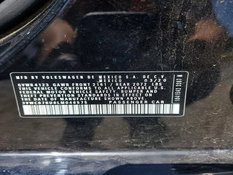 2020 VOLKSWAGEN JETTA S  