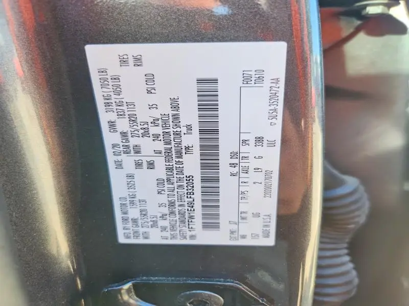 2020 FORD F150 SUPERCREW  