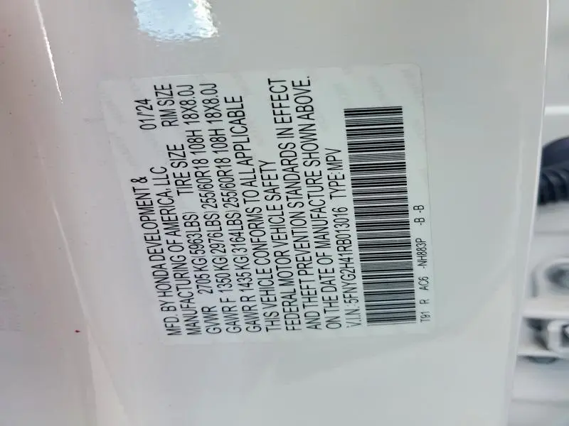 2024 HONDA PILOT EXL  