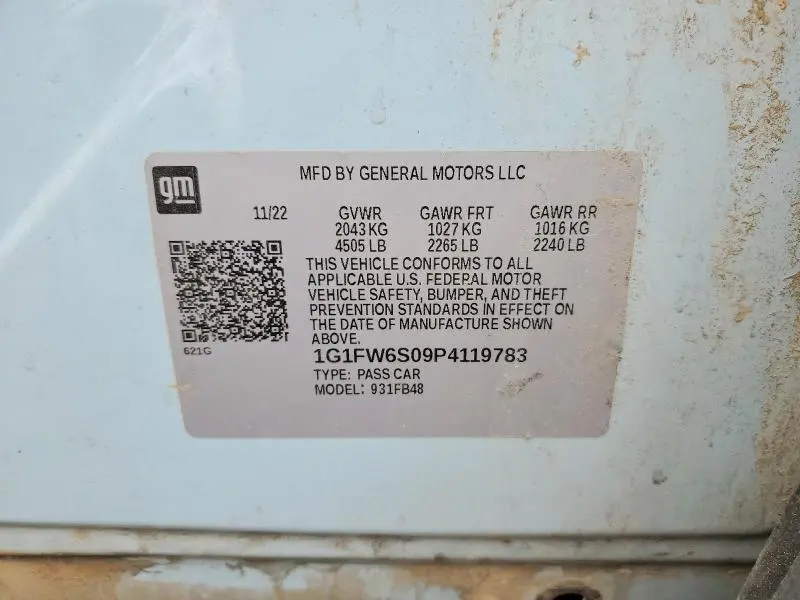 2023 CHEVROLET BOLT EV 1LT  