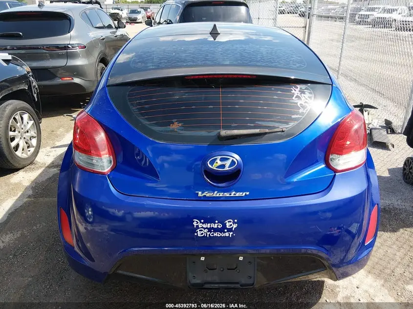 2012 HYUNDAI VELOSTER BASE W/BLACK