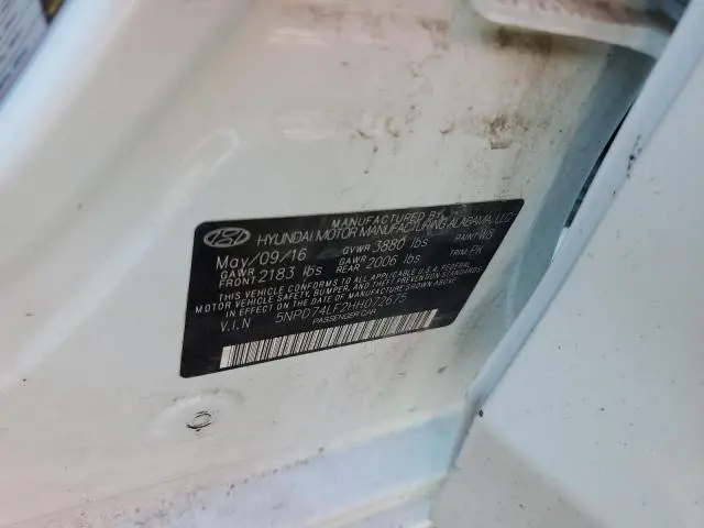 2017 HYUNDAI ELANTRA SE