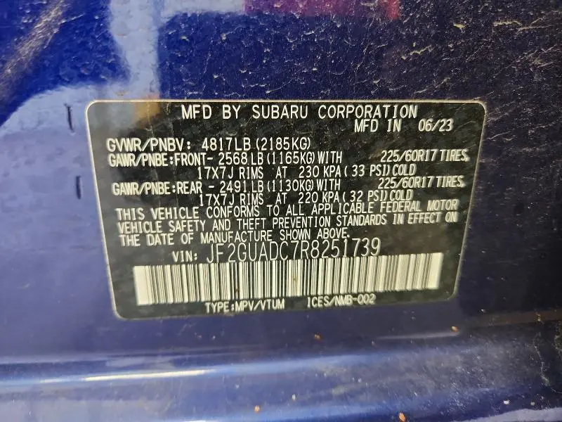 2024 SUBARU CROSSTREK PREMIUM  