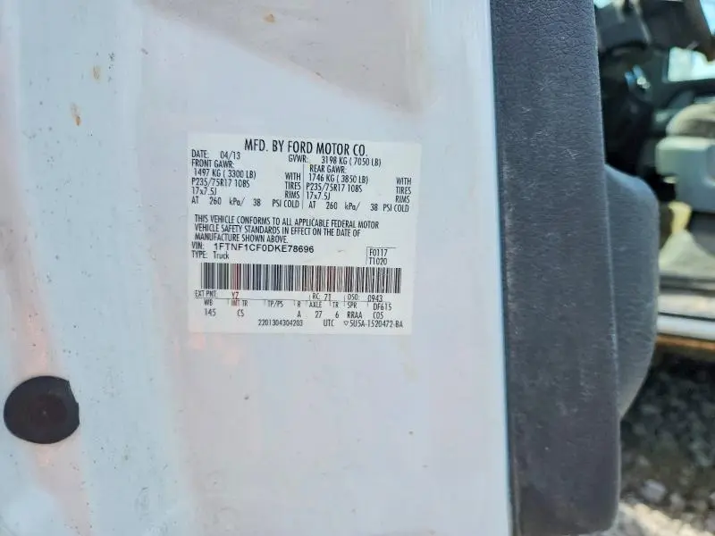 2013 FORD F150   