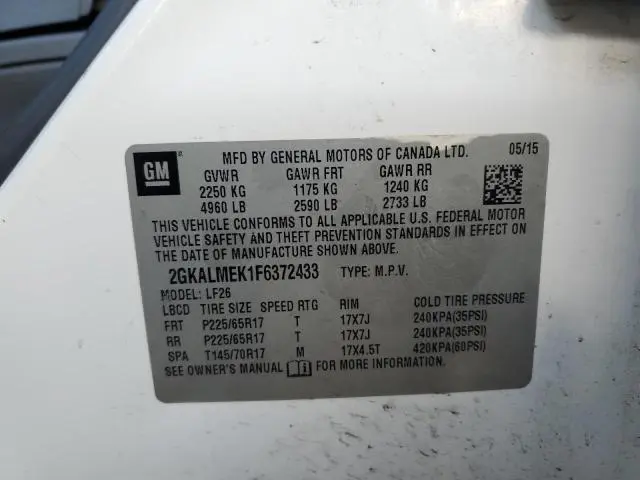 2015 GMC TERRAIN SLE  