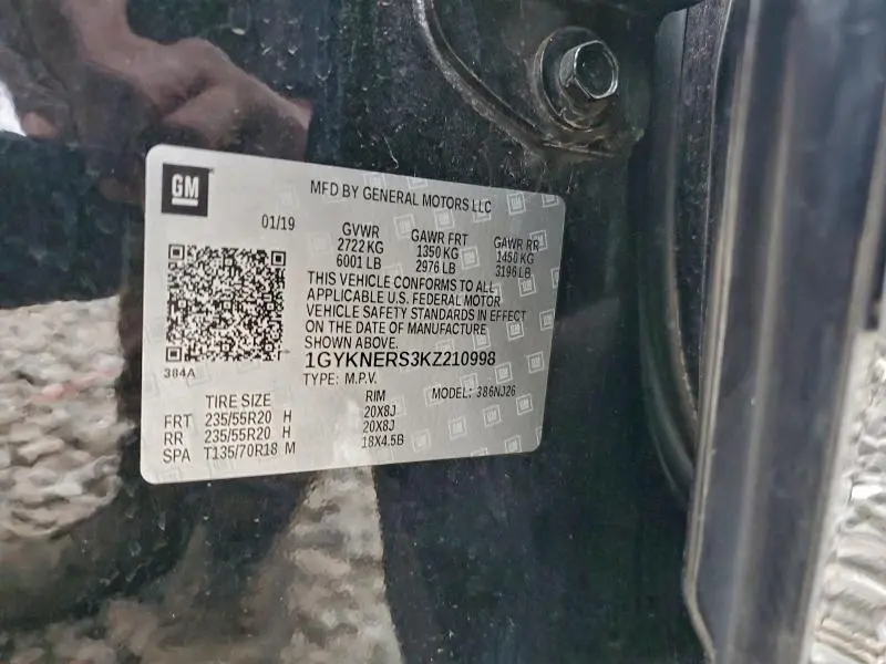 2019 CADILLAC XT5 PREMIUM LUXURY  