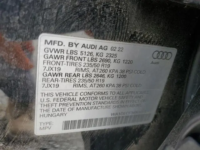 2022 AUDI Q3 PREMIUM S LINE 45  